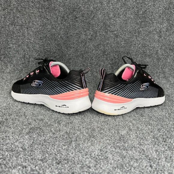 Skechers Skech-Air Dynamight Shoes Women's 10 Black Lite-Weight Athletic Sneaker - Picture 7 of 12